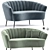 Bonnie Loveseat: Stylish 2-Seater Sofa! 3D model small image 1