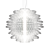 Stellar Glow Pendant Chandelier 3D model small image 1