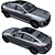 Luxury Sedan: Cadillac CT5 3D model small image 2