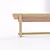 Ishitani Furniture Wooden Bench 3D model small image 6