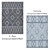 Versatile Set of 6 Carpets 3D model small image 4