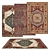 Versatile Rug Set: 6 Variations 3D model small image 1