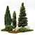 Tall Outdoor Plant: 7m Height 3D model small image 1