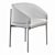 Elegant Comfort: Porro Frank Armchair 3D model small image 5