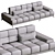 Modern Milan Brussel Sofa 3D model small image 4