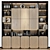 Modern Wood Cabinet | 0435 3D model small image 1