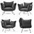 Modern Nest Armchair: Moooi's Stylish Comfort 3D model small image 1