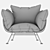 Modern Nest Armchair: Moooi's Stylish Comfort 3D model small image 5