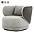 Cosmo HAP Armchair: Contemporary Elegance for Your Space 3D model small image 2