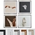 Modern Frame Set with Minimalistic Images 3D model small image 1