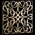 Square Decorative Panels Set 5 3D model small image 3