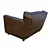 Modern Baxter Bergere Longe Armchair 3D model small image 2