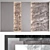 3D Stone Textured Decorative Wall Panel Set 3D model small image 1