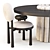 Emmanuelle Simon Raku Yaki Dining Set 3D model small image 2