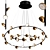 Elegant April Ring Pendant Light 3D model small image 5