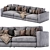 FLEXFORM Harper: Modern and Comfortable Sofa 3D model small image 1