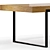 Elegant Offset Table: Milla & Milli 3D model small image 2