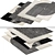 Premium Soft Gray Carpet, 152 3D model small image 2