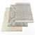 High-Resolution Jute Rugs Set 3D model small image 1