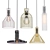 Modern Glass Pendant Light 3D model small image 1