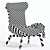 ErgoLux Padded Armchair 3D model small image 3