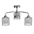 Modern Chrome Ceiling Chandelier 3D model small image 6