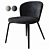 Elegant Halard Eichholtz Dining Chair 3D model small image 1
