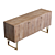 Elegant Hayes Acacia Sideboard 3D model small image 3