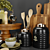 Sleek Kitchen Essentials Set 3D model small image 3