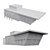 Sleek Concrete Architectural Wonder 3D model small image 4