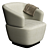 SOPHIE Armchair: Timeless Elegance 3D model small image 4