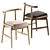 Elegant Emilia Chair: Meridiani 3D model small image 1