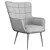 Sleek Modern Dining Chair 3D model small image 4