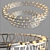 Elegant Eiff Pendant Light 3D model small image 5