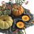 Pumpkin Kitchen Decor Set 3D model small image 2