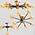 Elegant Glass Shades Chandelier 3D model small image 2