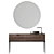 Sleek PRIME Bathroom Vanity 3D model small image 6