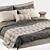 Luxurious Cozy Bed: Zara Home Linen Bedding & Bedhead 3D model small image 13