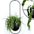 Botanical Bliss: Hanging Indoor Plant Set 3D model small image 4