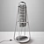 Nacelle Rattan Standing Lamp 3D model small image 9