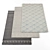 Modern High-Resolution Rugs Set 3D model small image 1