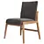 Elegant Alena Dining Chair 3D model small image 2