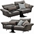 Modern Italian Sofa Set: Ditre Italia On Line 3D model small image 2