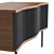 Walnut Wave TV Stand 3D model small image 5