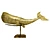 Title: Modern Whale Sculpture 3D model small image 1