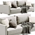 Bristol Poliform: Stylish & Compact Sofa 3D model small image 2