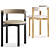 Elegant Principal Dining Chair 3D model small image 2