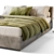 Elegant Meridiani Louis Bed - Stylish Comfort for Your Bedroom 3D model small image 5