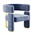 Fendi Casa Margaret Small Armchair: Elegant and Luxurious Seating 3D model small image 2