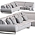 Romantic Corner Sofa – Corona Rendezvous 3D model small image 4